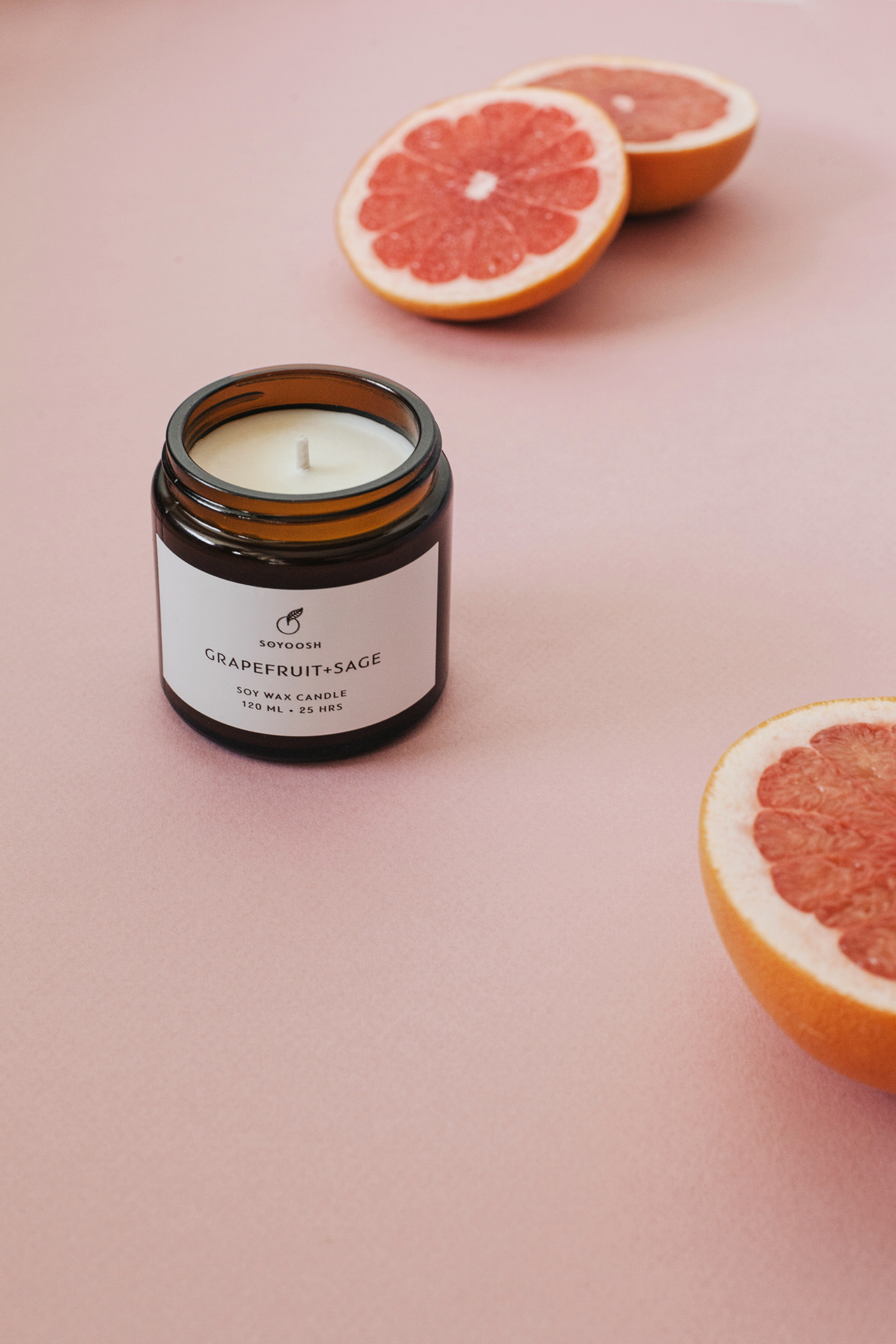 Świeca sojowa Grapefruit+Sage - obrazek 2
