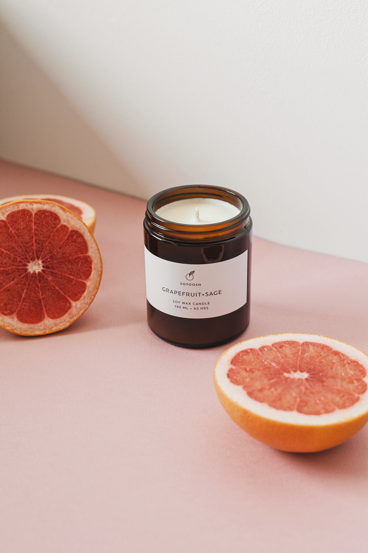 Świeca sojowa Grapefruit+Sage - obrazek 4